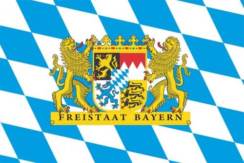 Freistaar Bayern Flagge 90x150cm