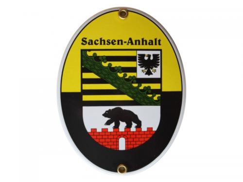 Sachsen-Anhalt Emaille Schild